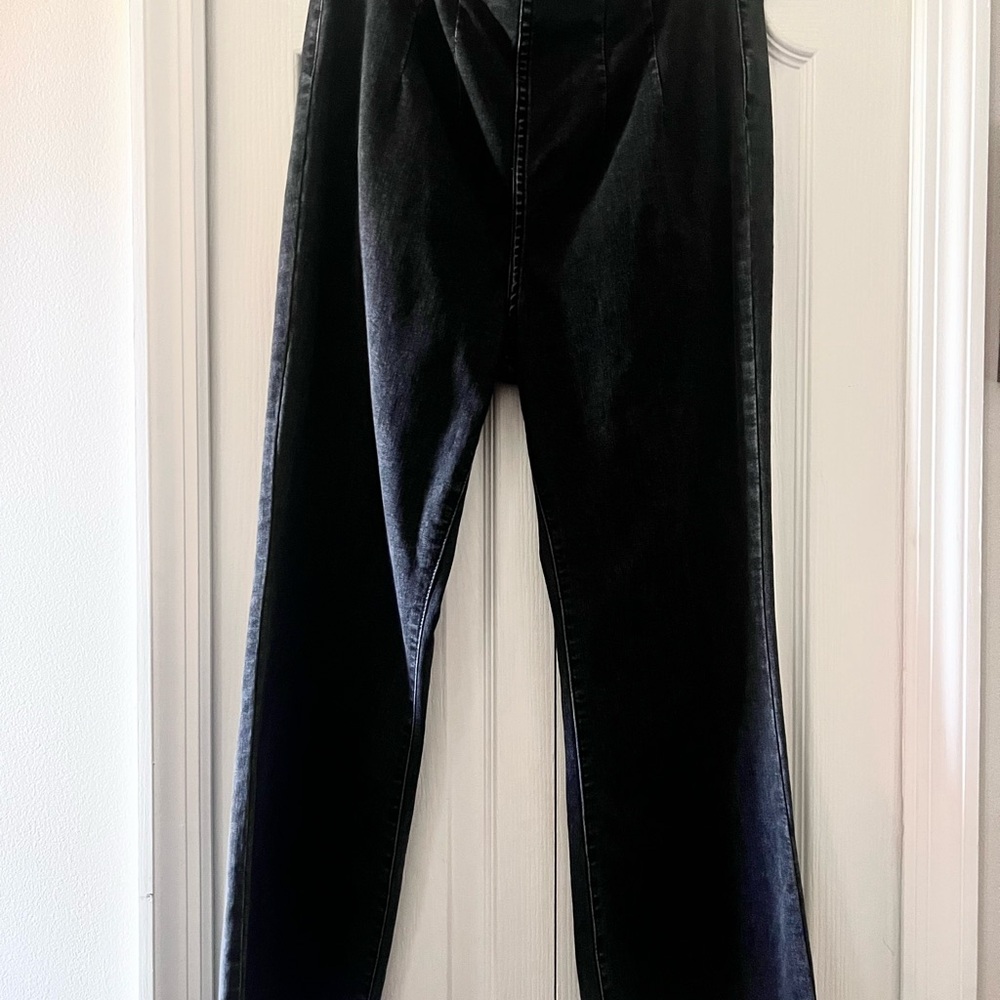 Free People Charcoal Denim Pants